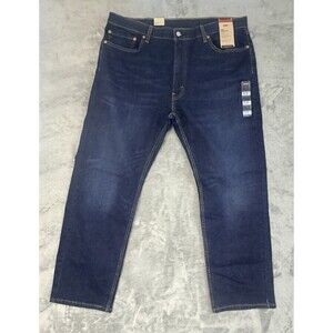 Levi’s 505 Jeans Mens 40x30 Regular Fit Straight Leg Dark Wash NWT